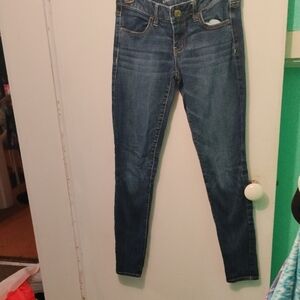 American Eagle Outfitters Dark Blue Skinny Jeans
